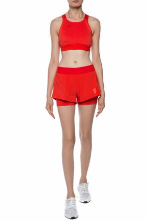 Double-layered shorts with logo, zdjęcie 2 Double-layered shorts with logo od ADIDAS by Stella McCartney